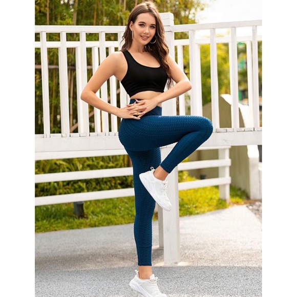 Textured Honeycomb Leggings - Picture 2 of 8